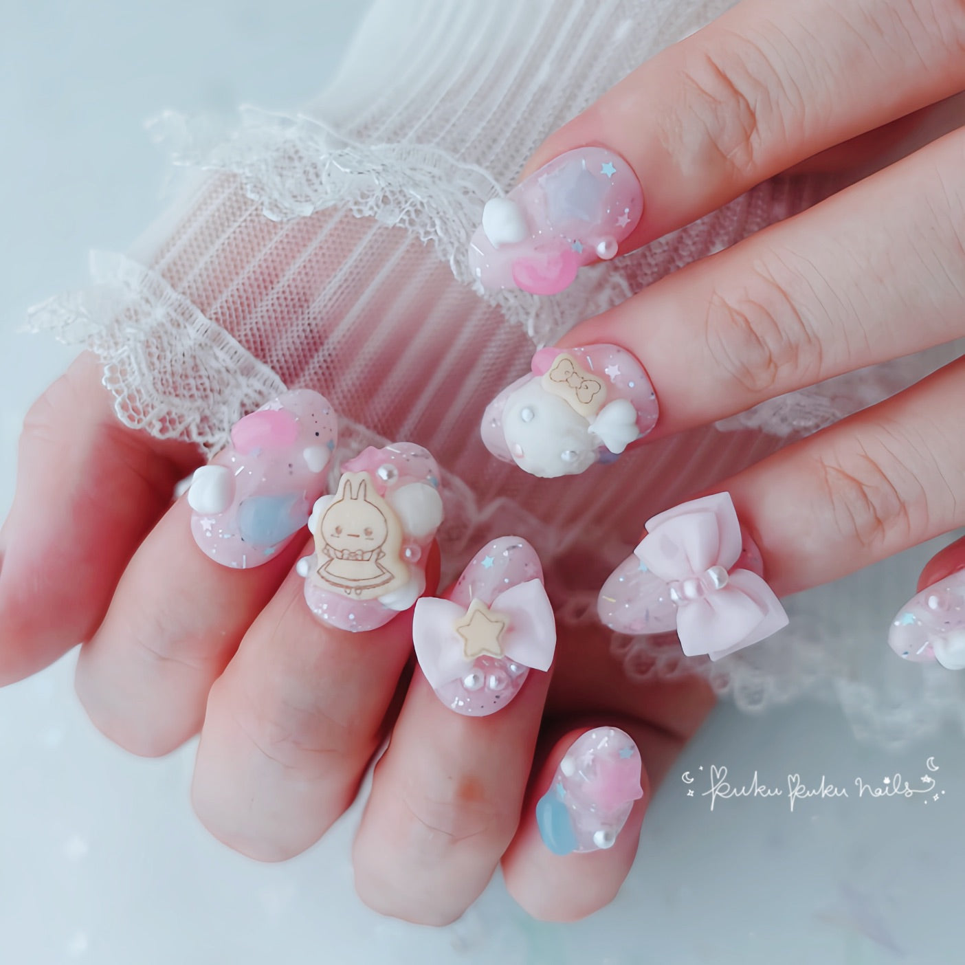 Puku Puku Sweets Deco Nails