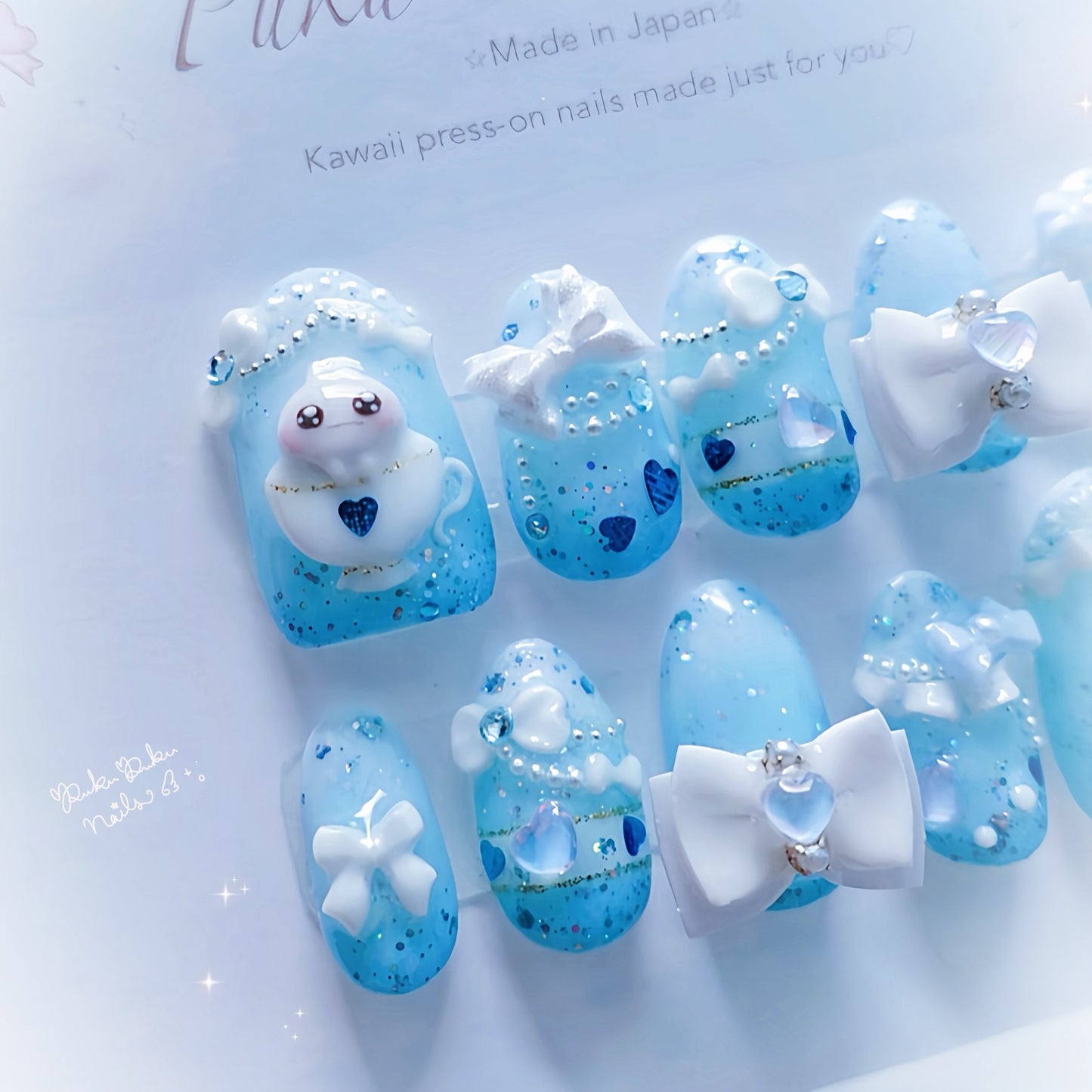 Blueberry Cheese Cake Nails🫐✨