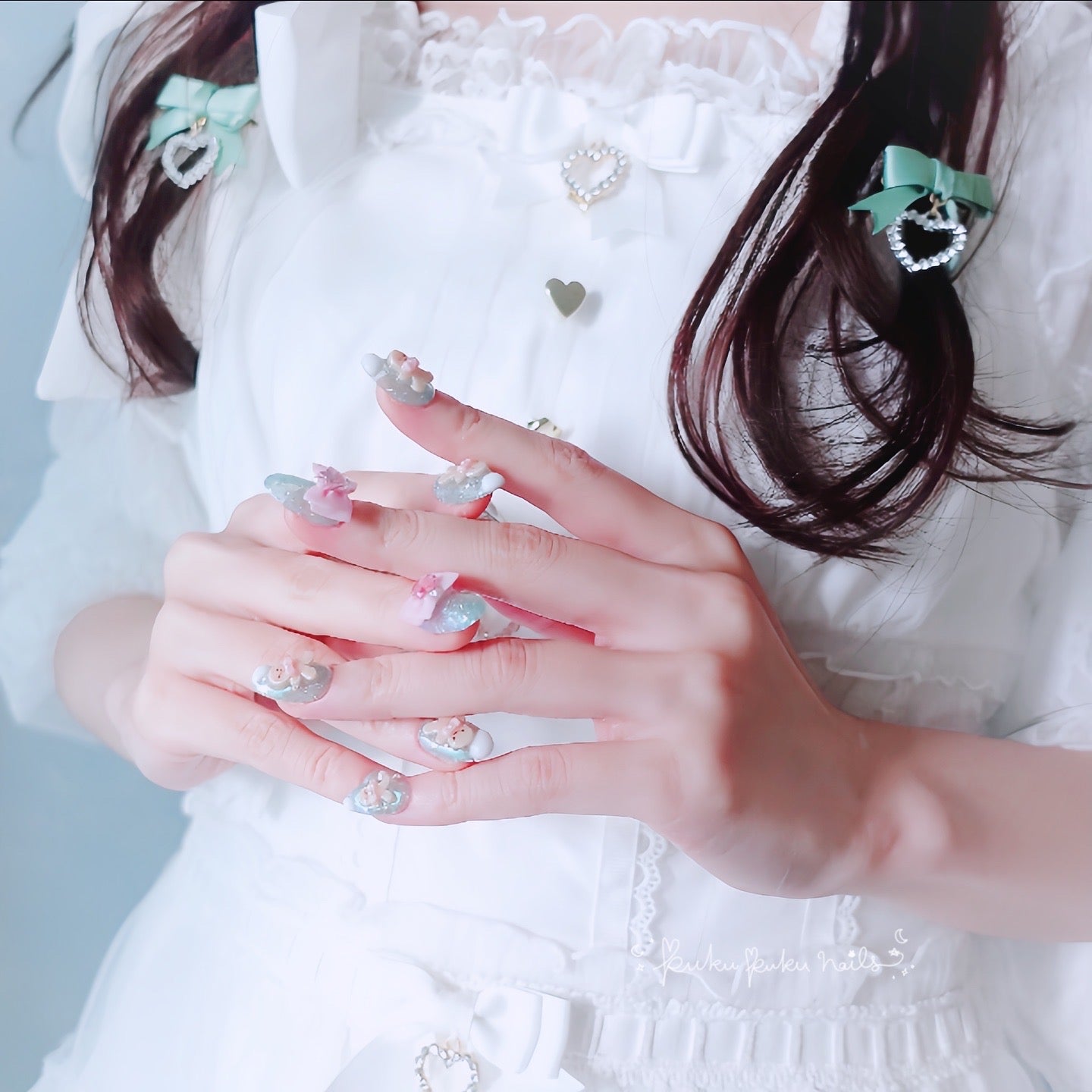 ⭐︎Christmas Limited Design⭐︎ Christmas Snow Globe Nails