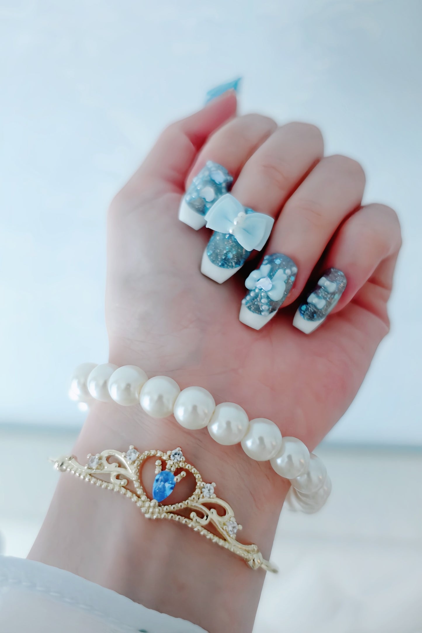 Mizu-iro Princess Nails