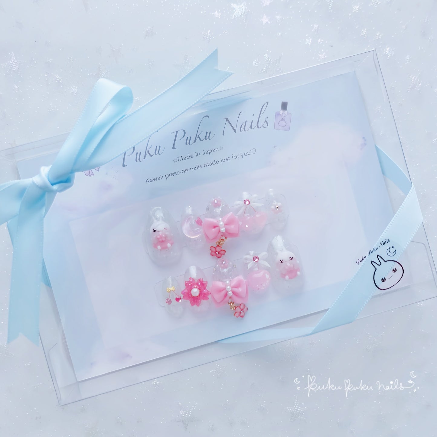 Spring Exclusive Design ⭐︎ Kira Kira Sakura Nails