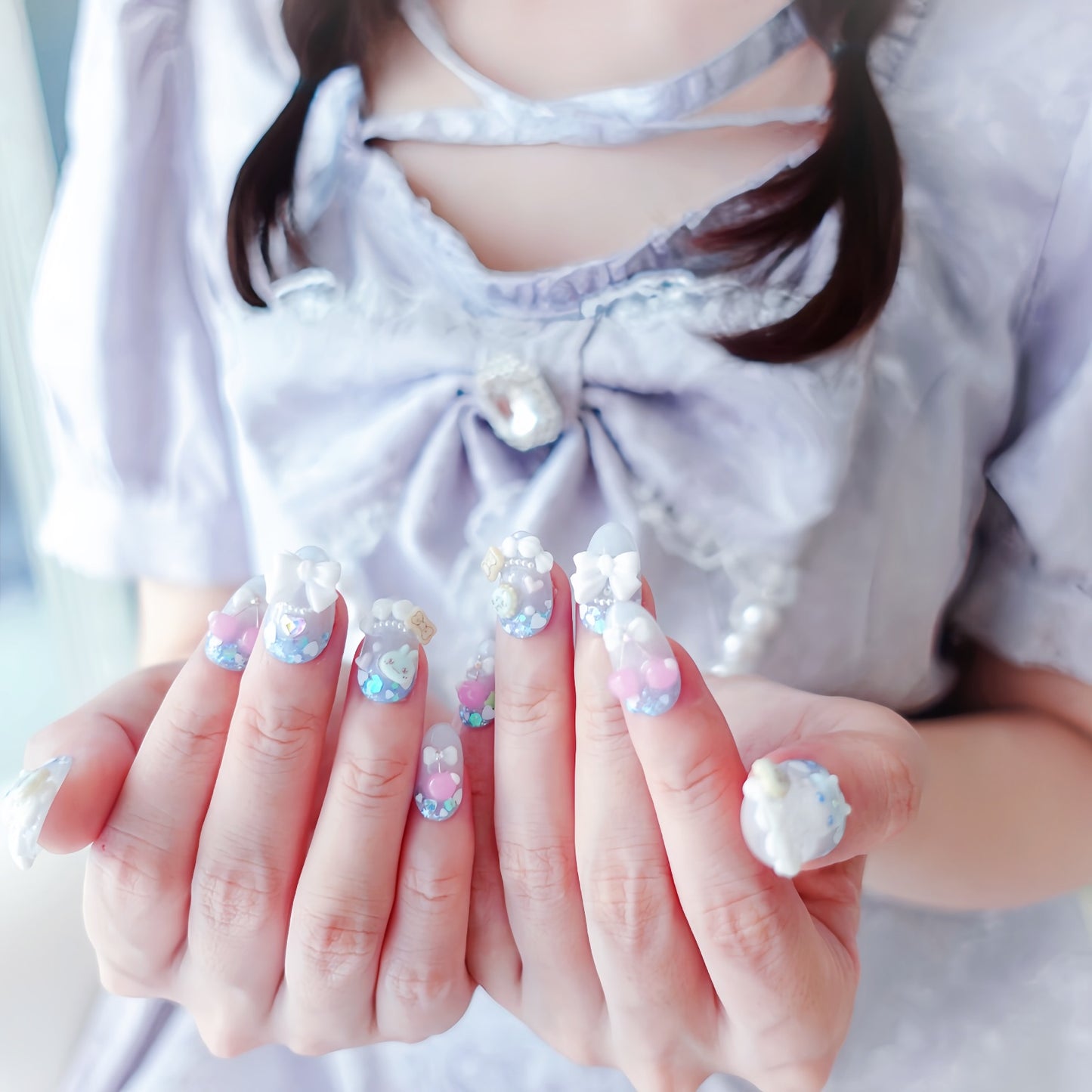 Creamy Soda Float Nails