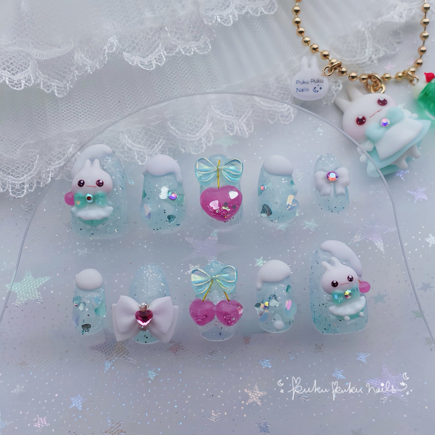 Kira Kira Melon Soda Nails