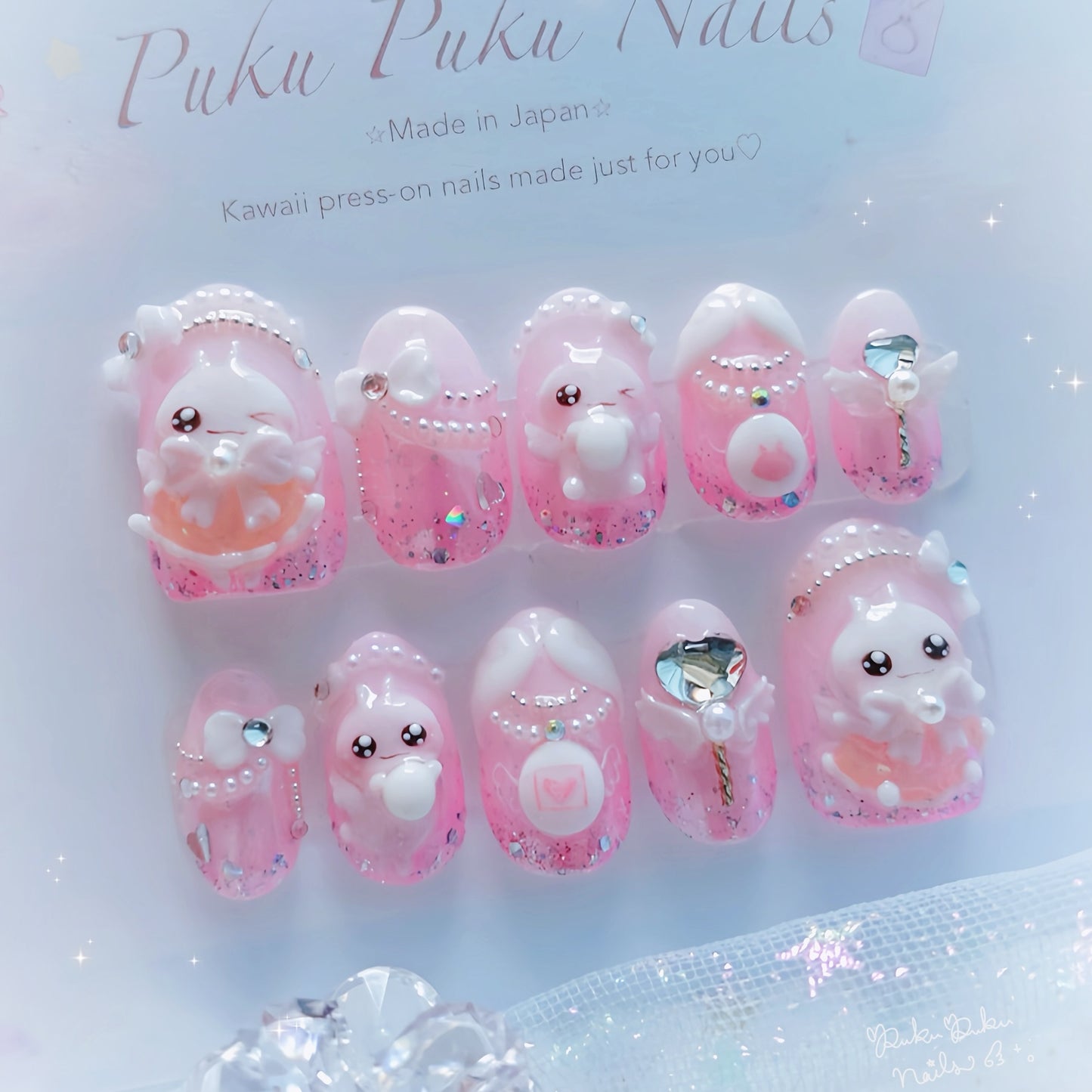 Angel Tamago Nails🥚໒꒱ ‧₊˚｡Easter Limited🐣