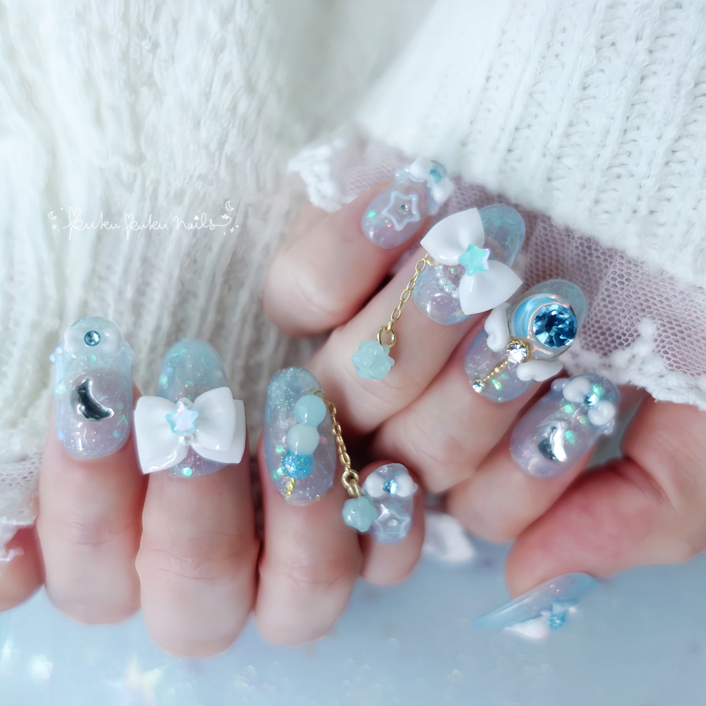 Magical Konpeito Nails