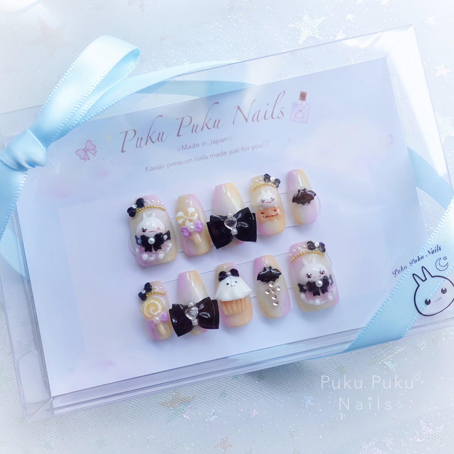 Kawaii Halloween Party Nails