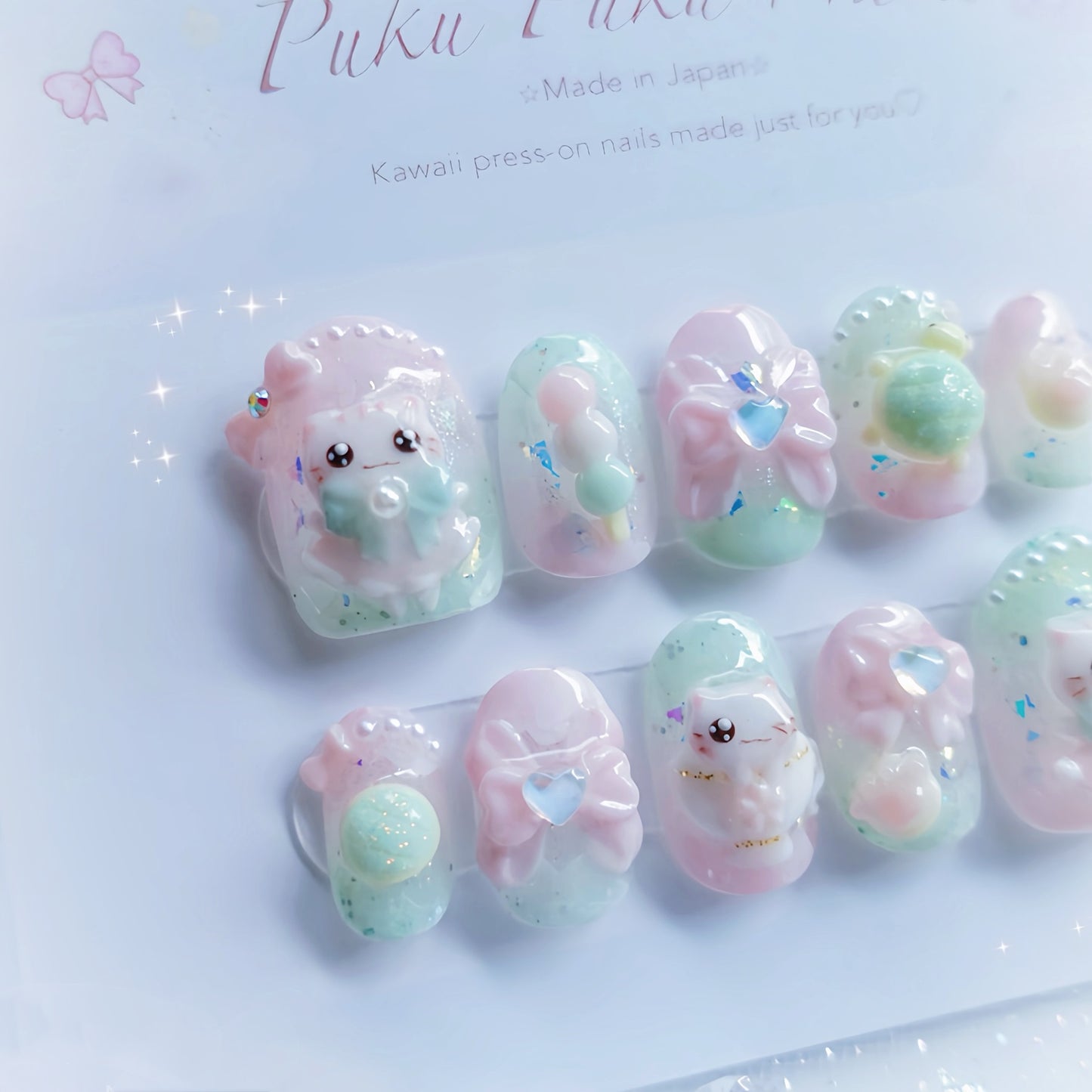Sakura Matcha Harmony Nails🌸🍵