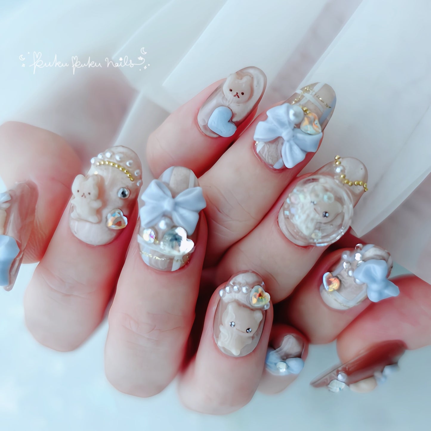 Autumn Limited Design☆Autumn School Unioorm Nails