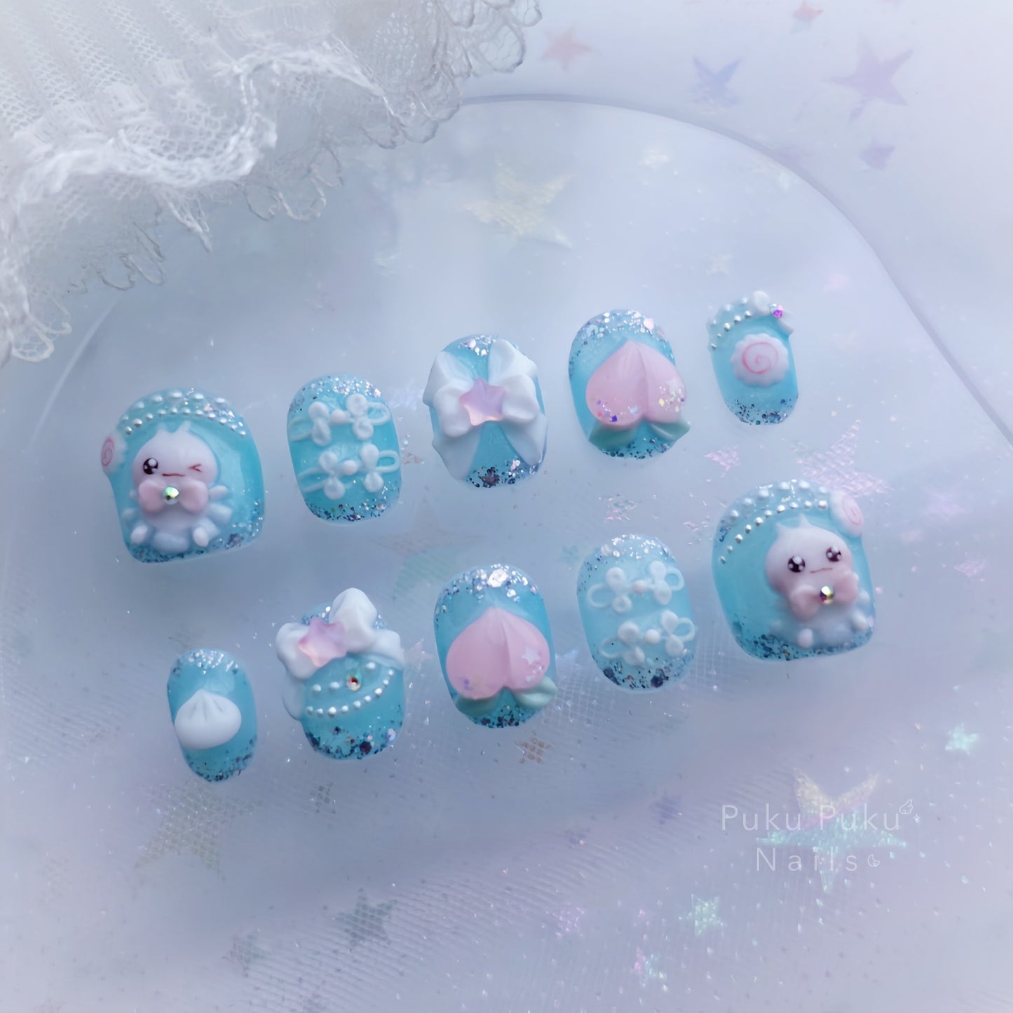 Kira Kira Cheongsam Nails