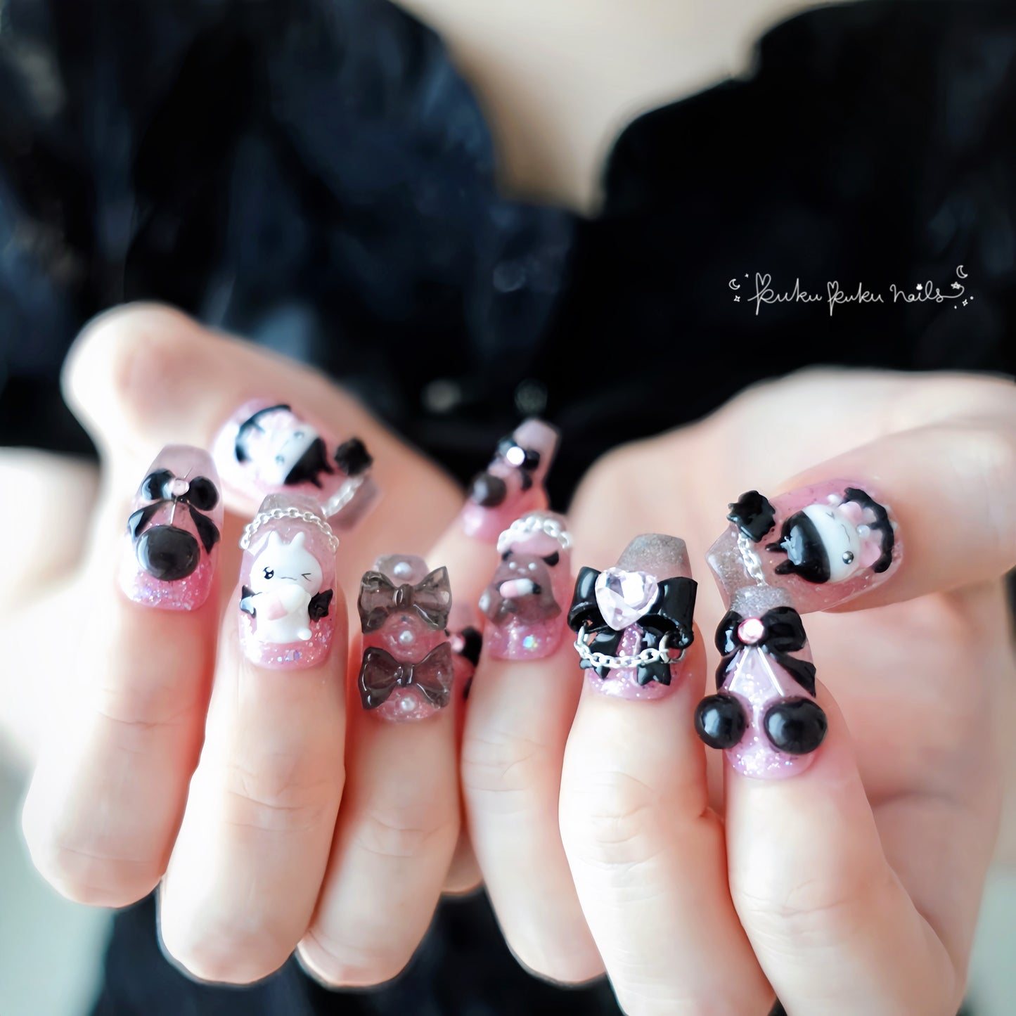 Poisoned Kawaii Cherry Nails