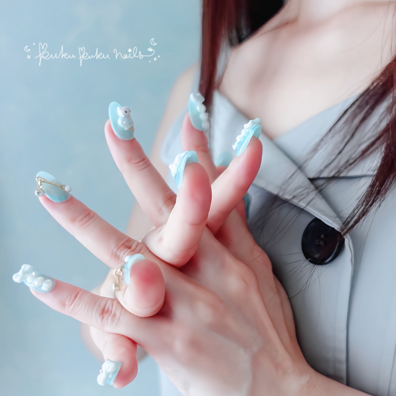 Kawaii Ice Cream Shop Nails