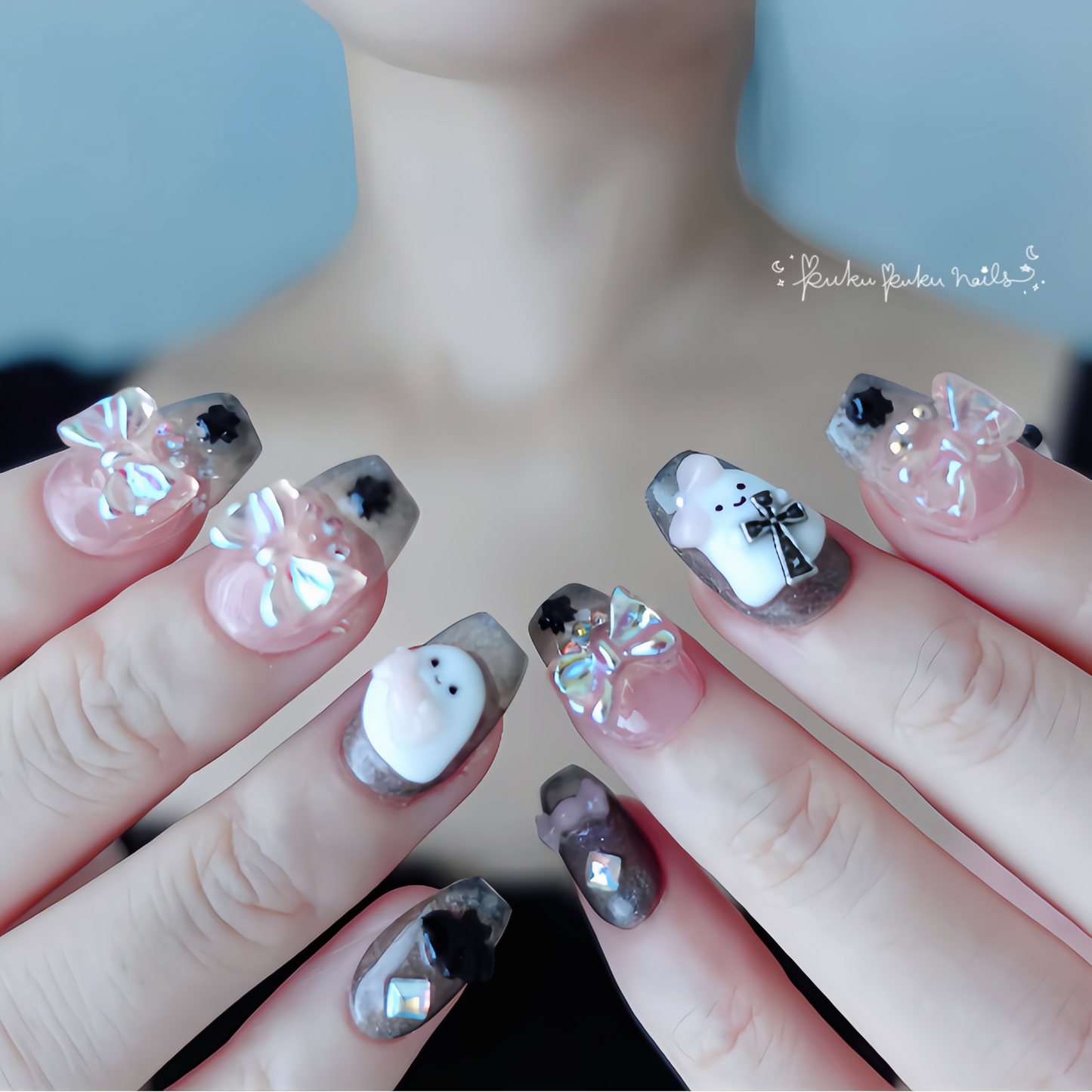 Halloween Limited Design ☆Capsule Ghost Nails