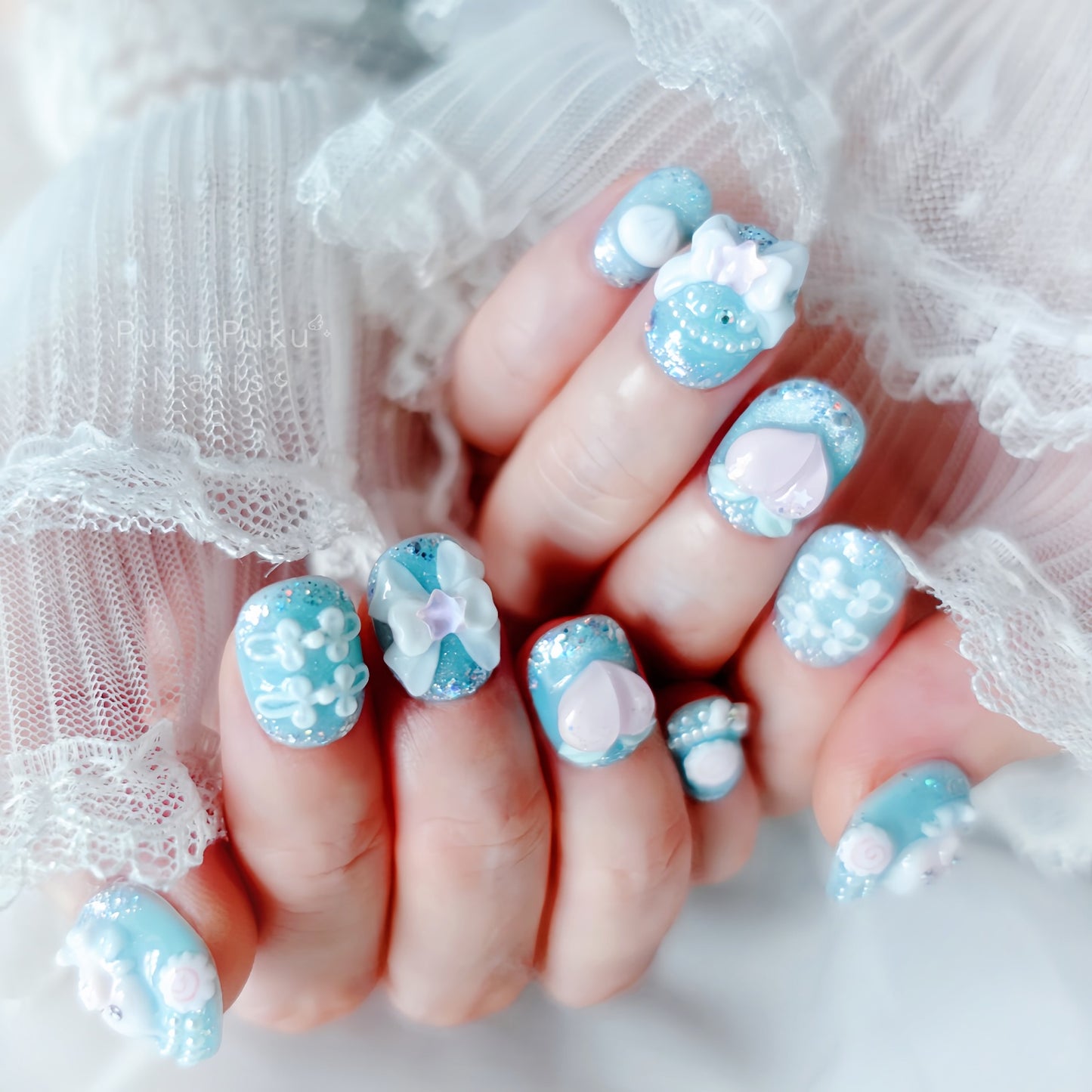 Kira Kira Cheongsam Nails