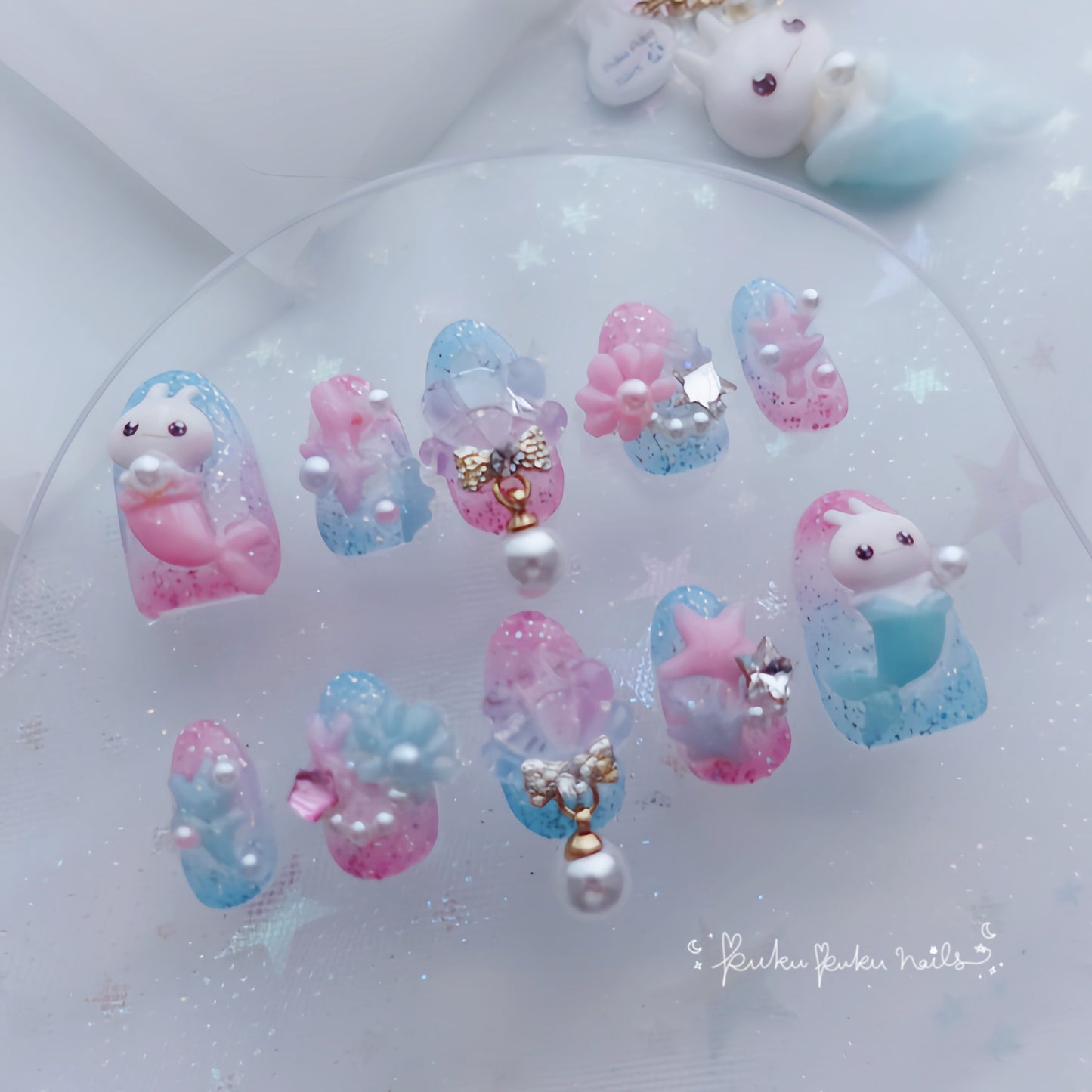 ⭐︎Summer Limited Design⭐︎ Magical Mermaid  Nails
