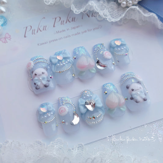 Kawaii Dim Sum Nails