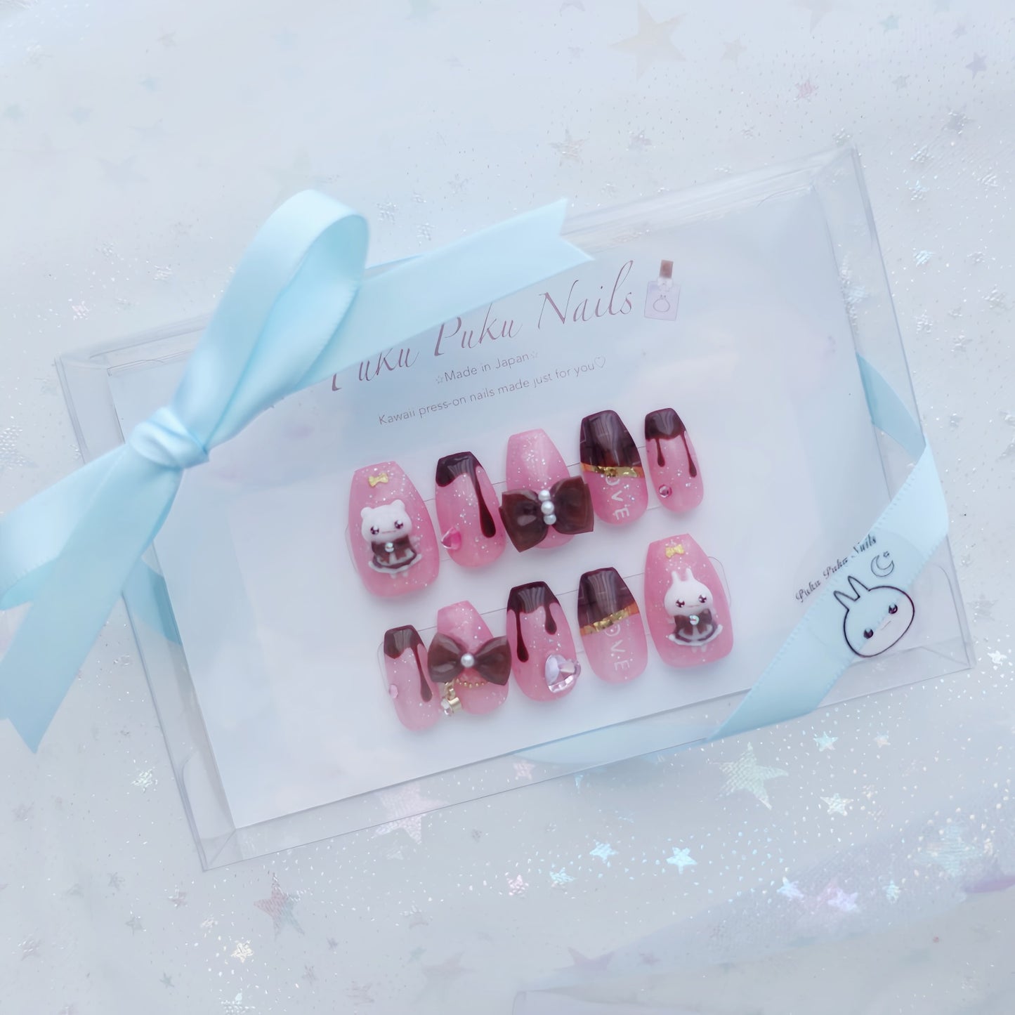 Valentine's  Day Limited Design ⭐︎ Melty Chocolate Nails