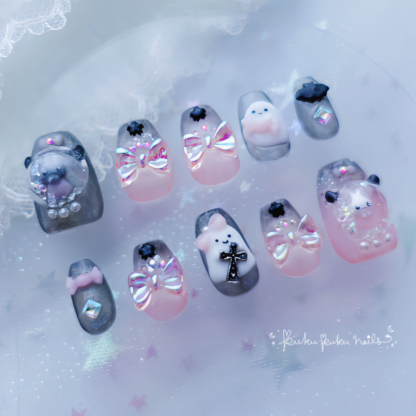 Halloween Limited Design ☆Capsule Ghost Nails