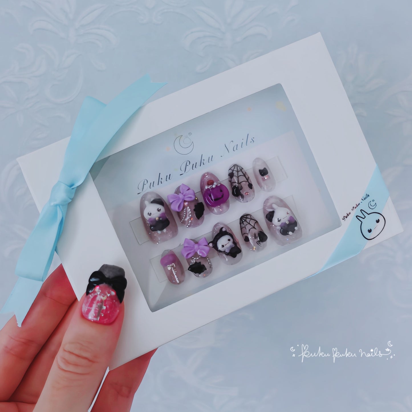 Halloween Limited Design ☆Kawaii Spider Nails