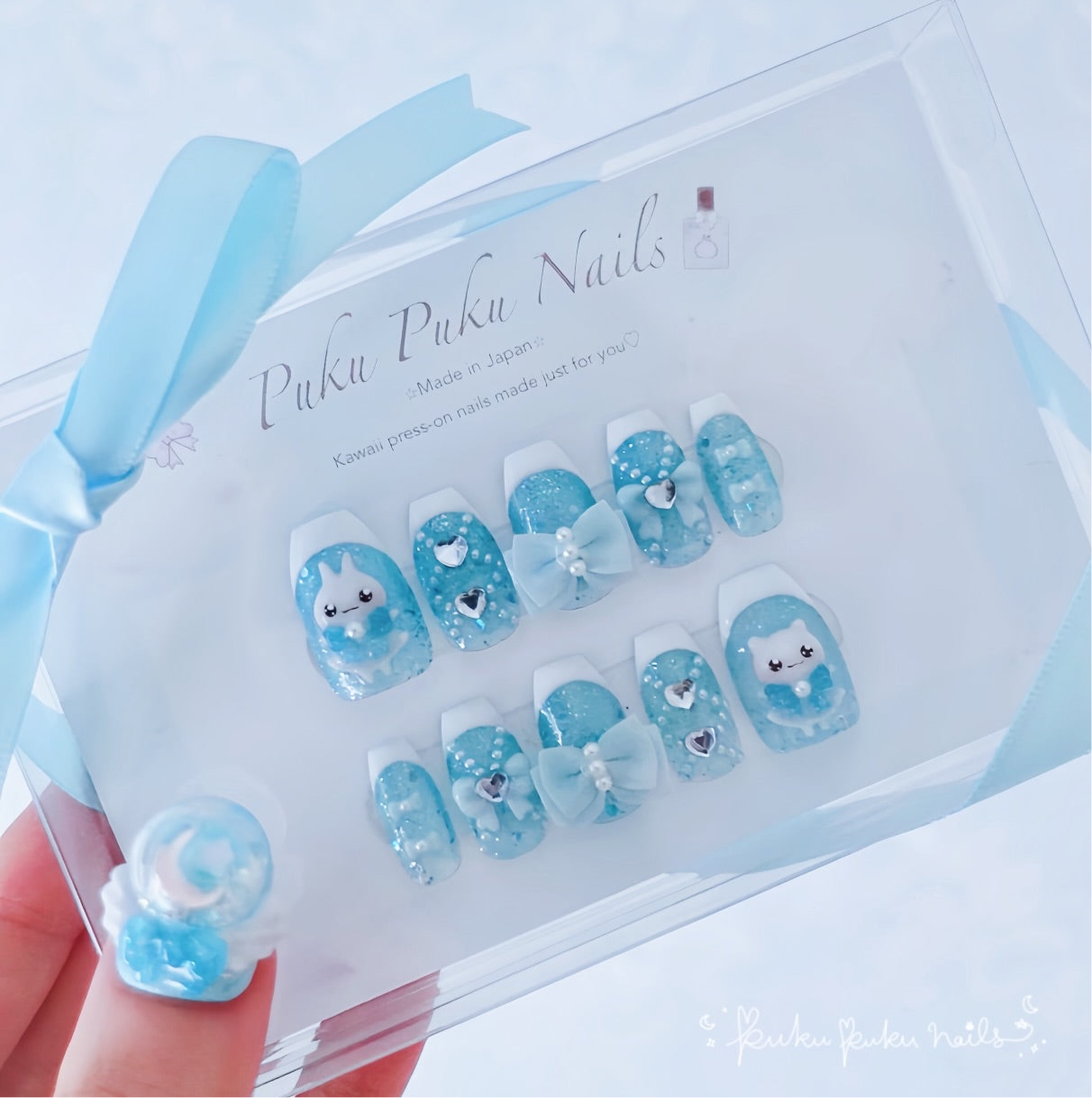 Mizu-iro Princess Nails