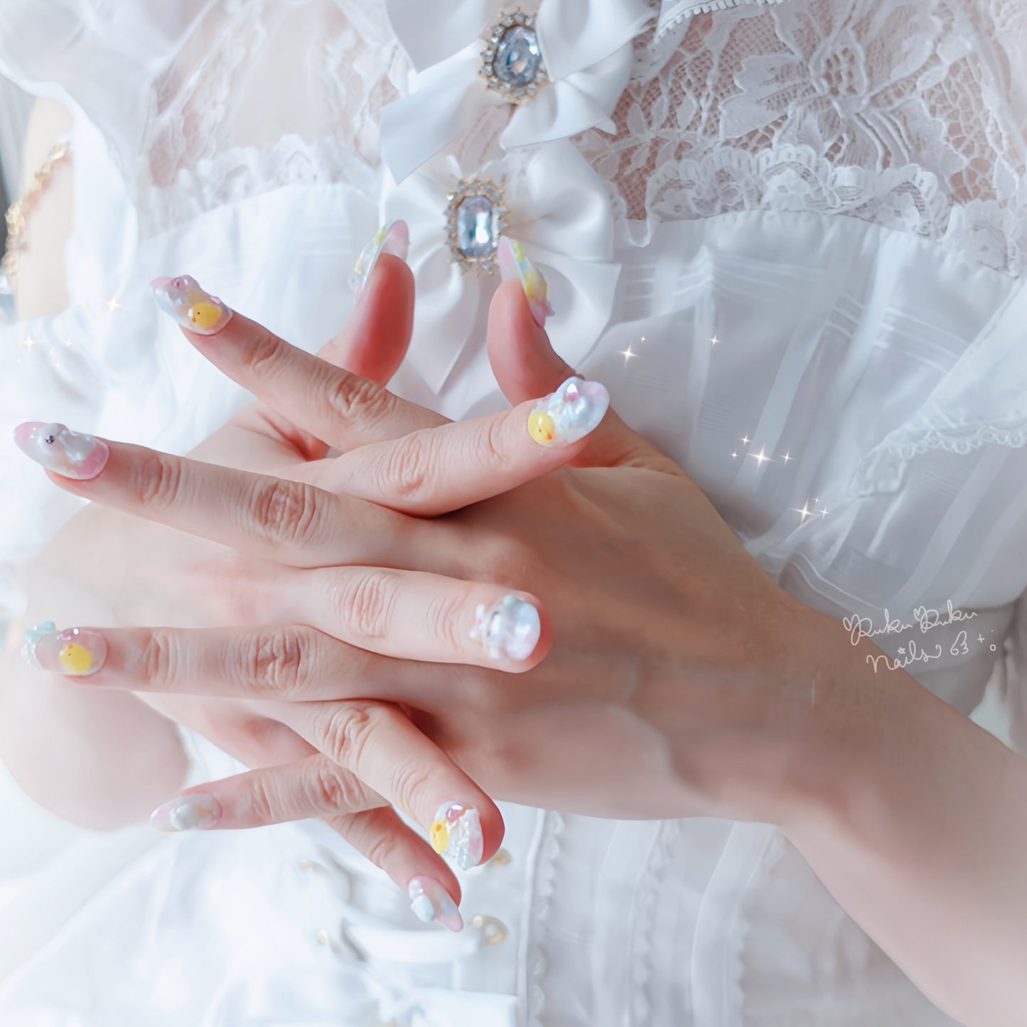 Kawaii Chick Nails🥚໒꒱ ‧₊˚｡Easter Limited🐣