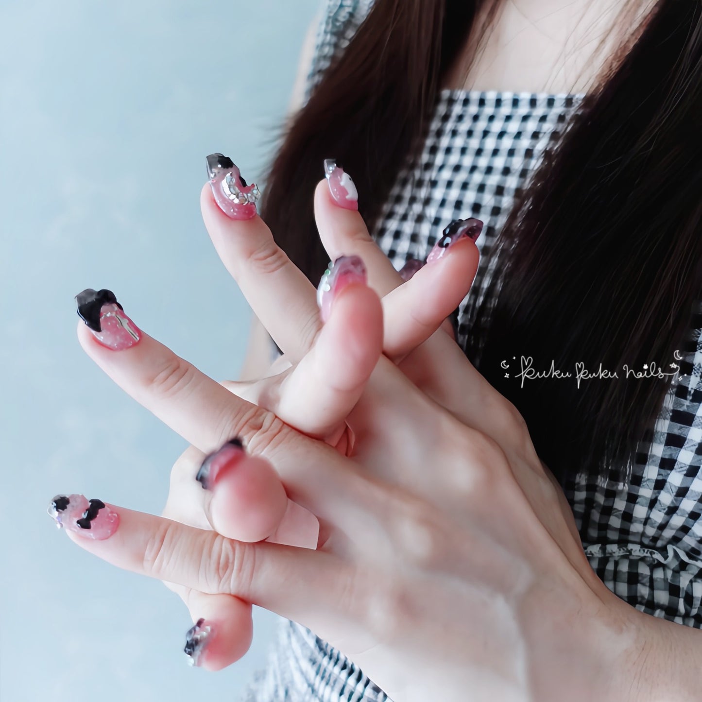 Halloween Limited Design ☆Goth Lolita Ghost Nails