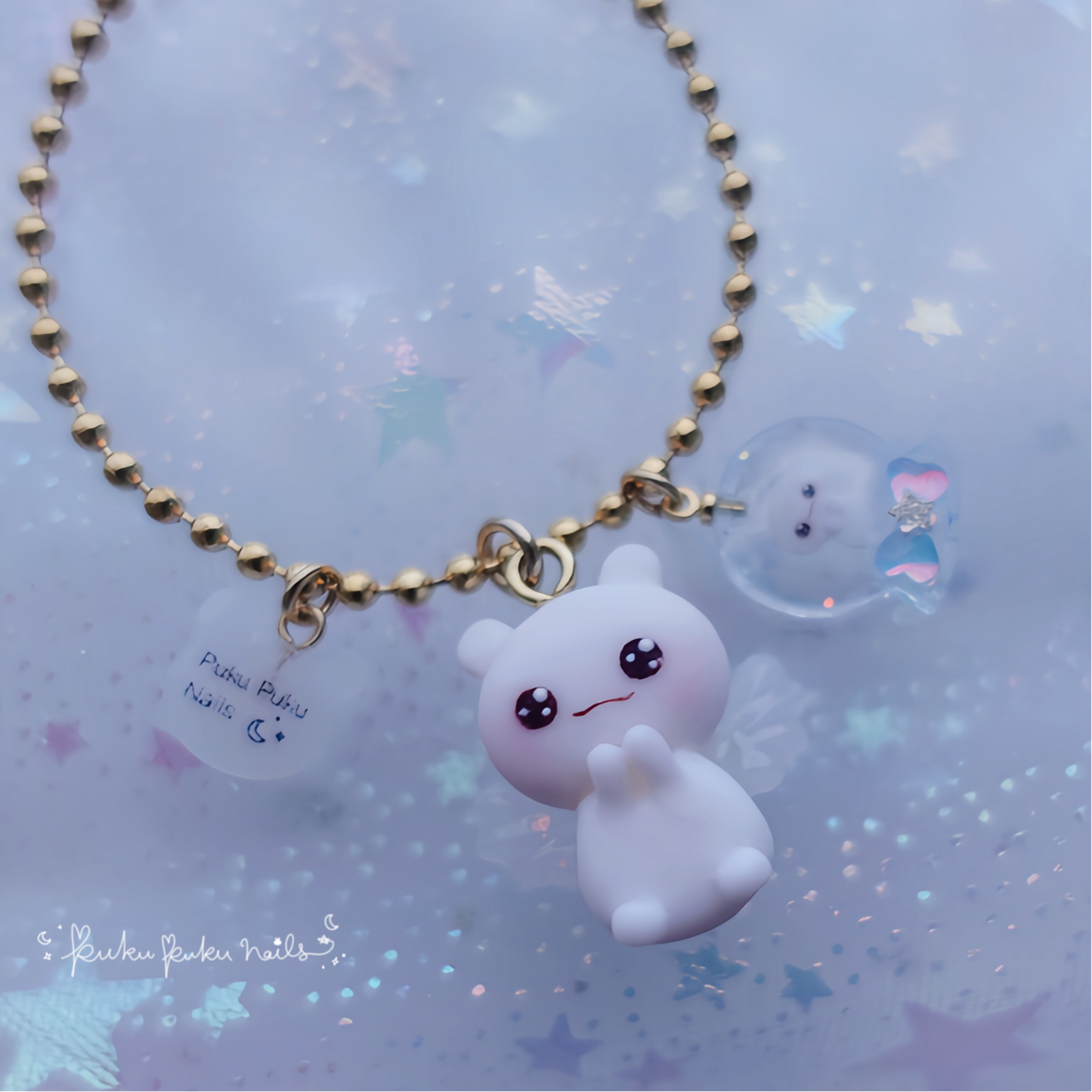 Puku-kuma Figure ⭐︎ Aurora Snow Globe Shaker