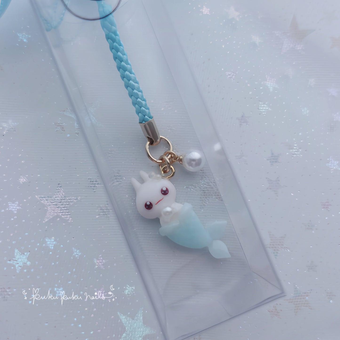 ☆Summer Limited Design☆ Mini Puku-usa Mermaid Strap