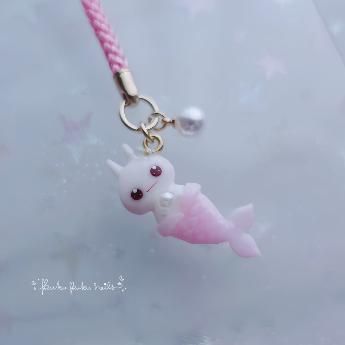 ☆Summer Limited Design☆ Mini Puku-usa Mermaid Strap