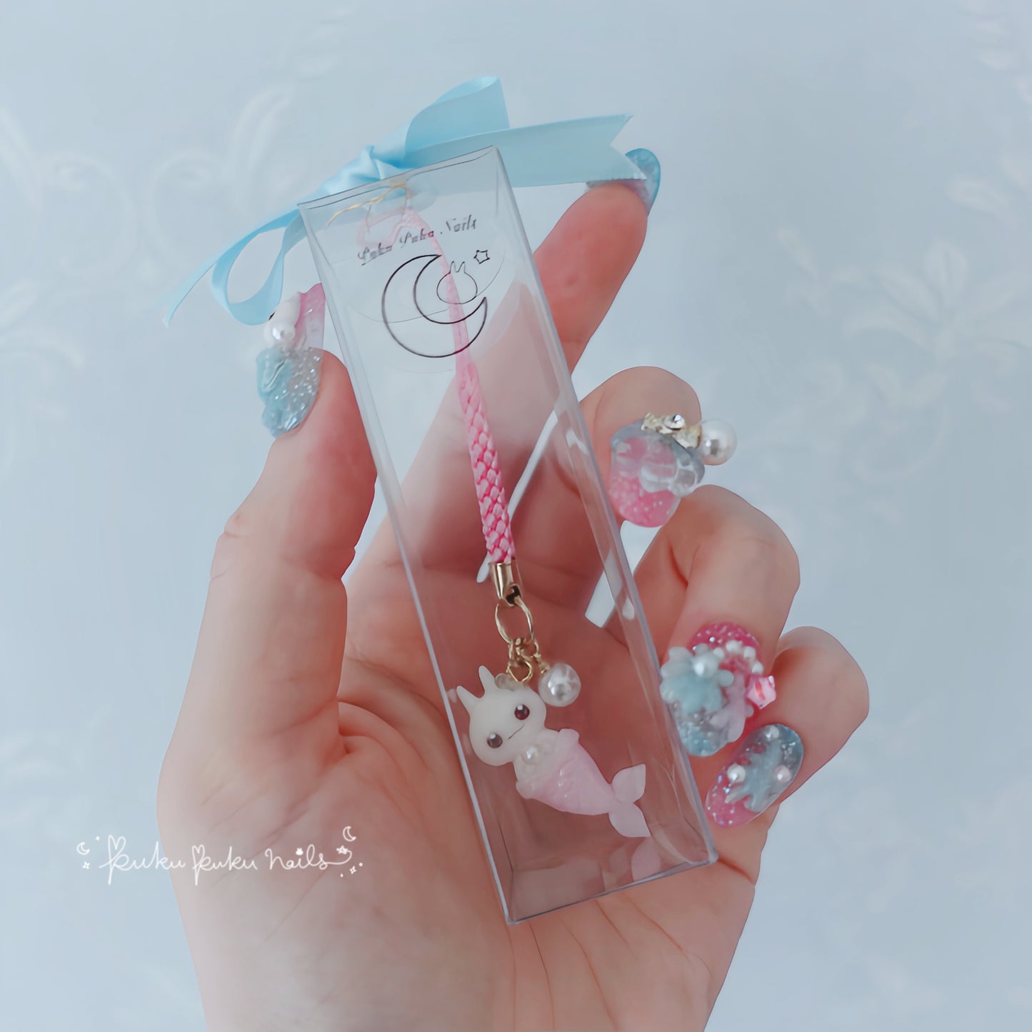 ☆Summer Limited Design☆ Mini Puku-usa Mermaid Strap