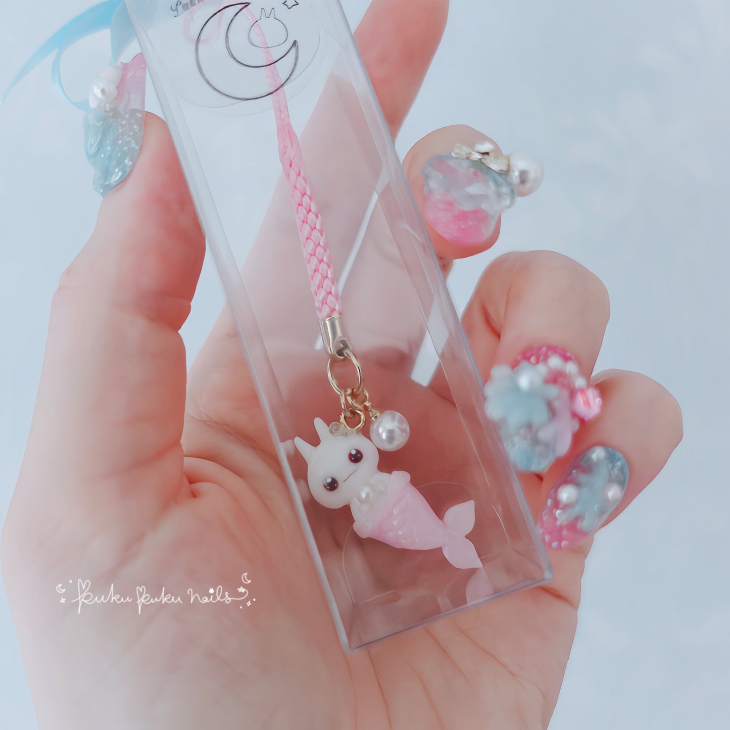 ☆Summer Limited Design☆ Mini Puku-usa Mermaid Strap