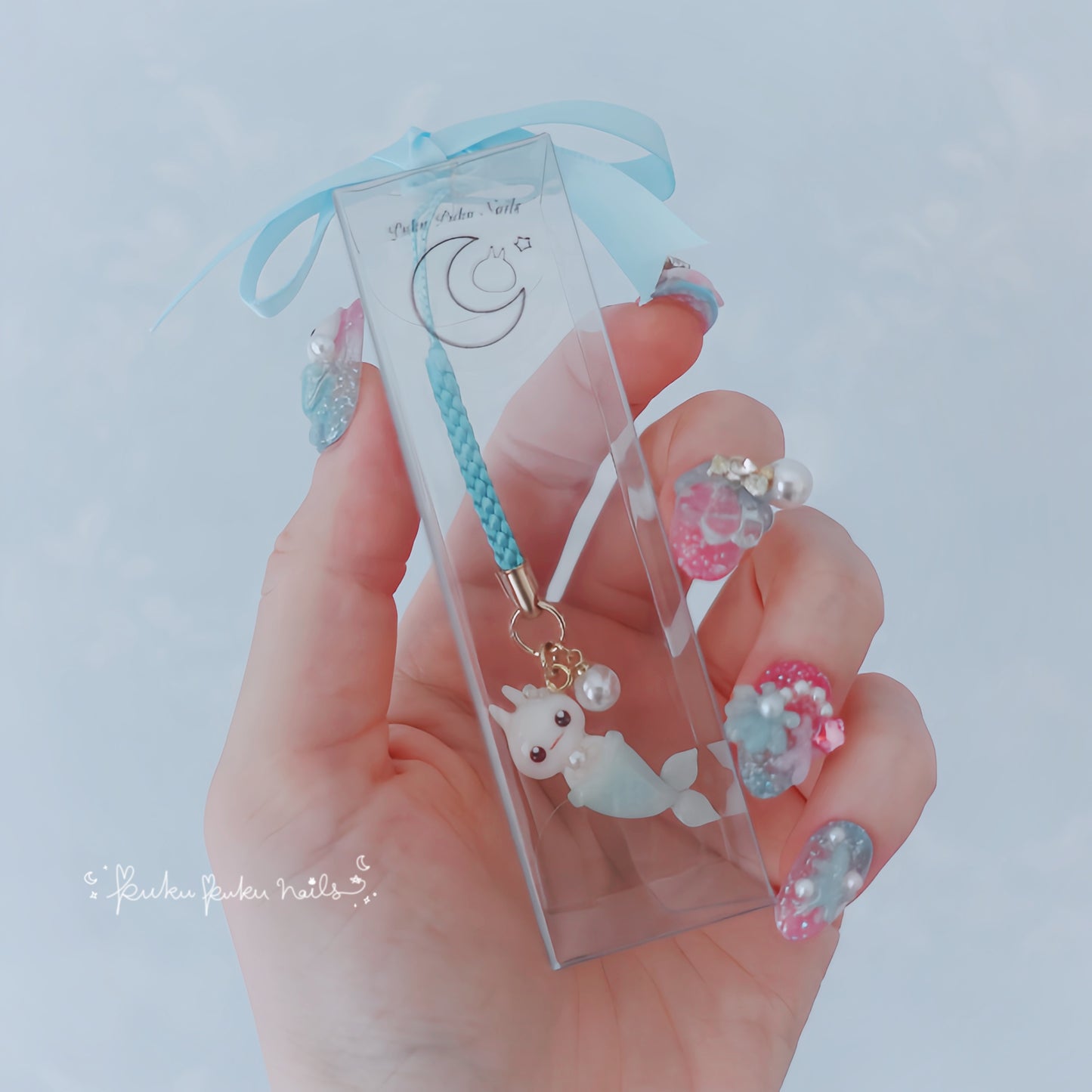 ☆Summer Limited Design☆ Mini Puku-usa Mermaid Strap