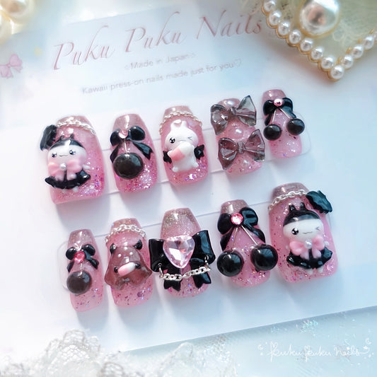 Poisoned Kawaii Cherry Nails