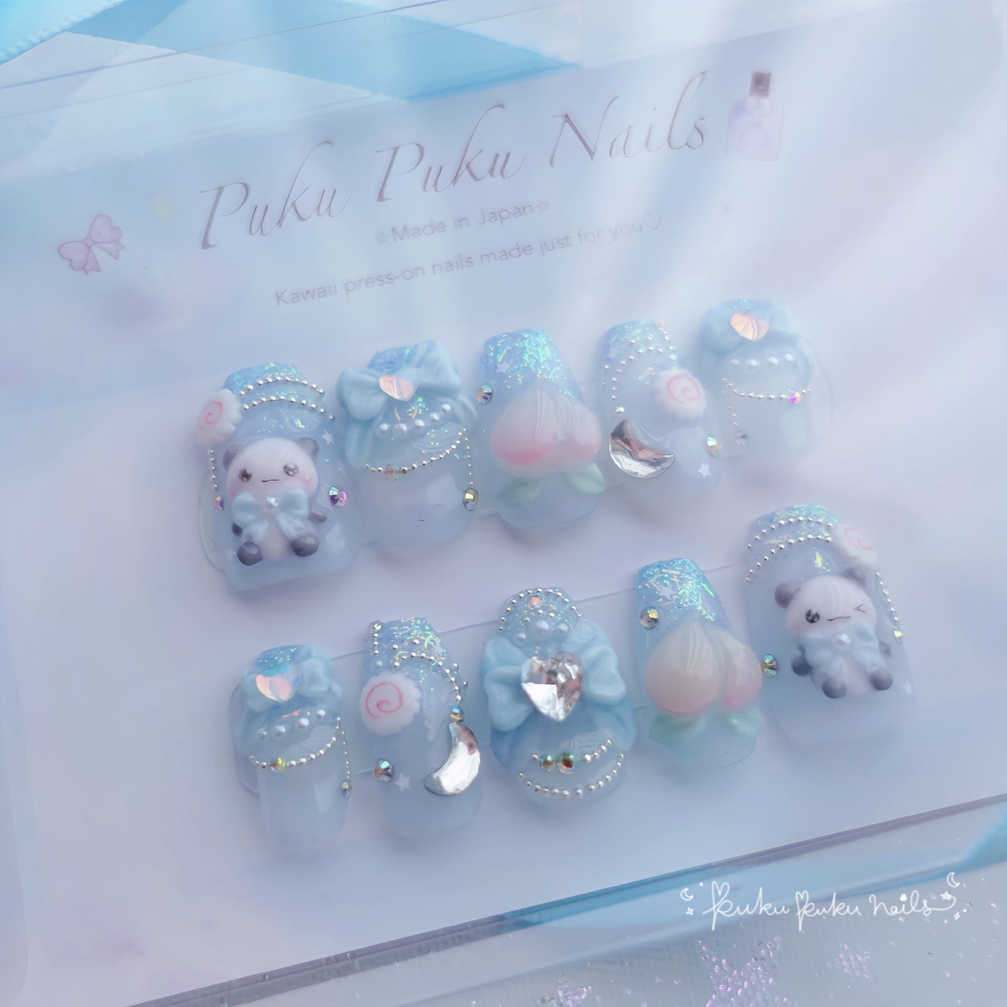 Kawaii Dim Sum Nails