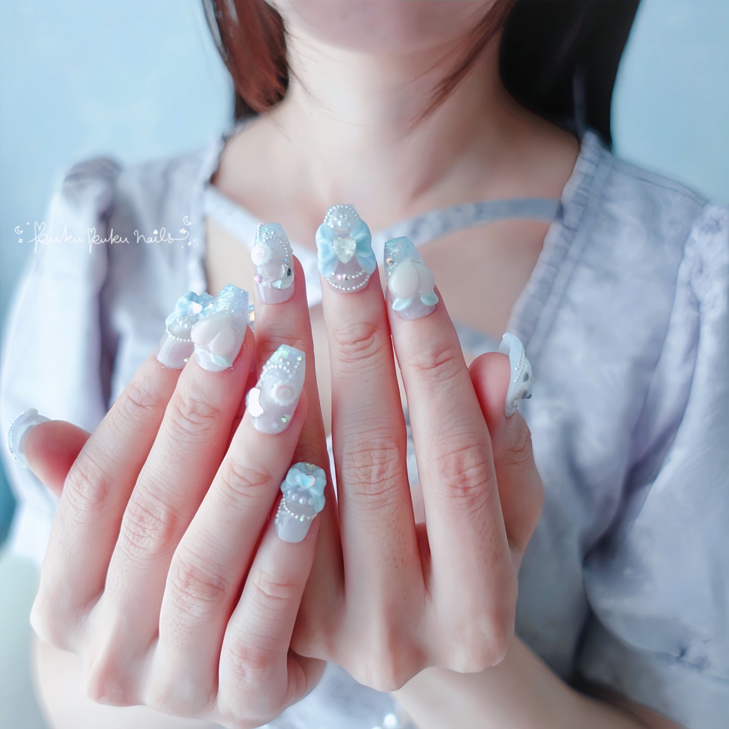 Kawaii Dim Sum Nails