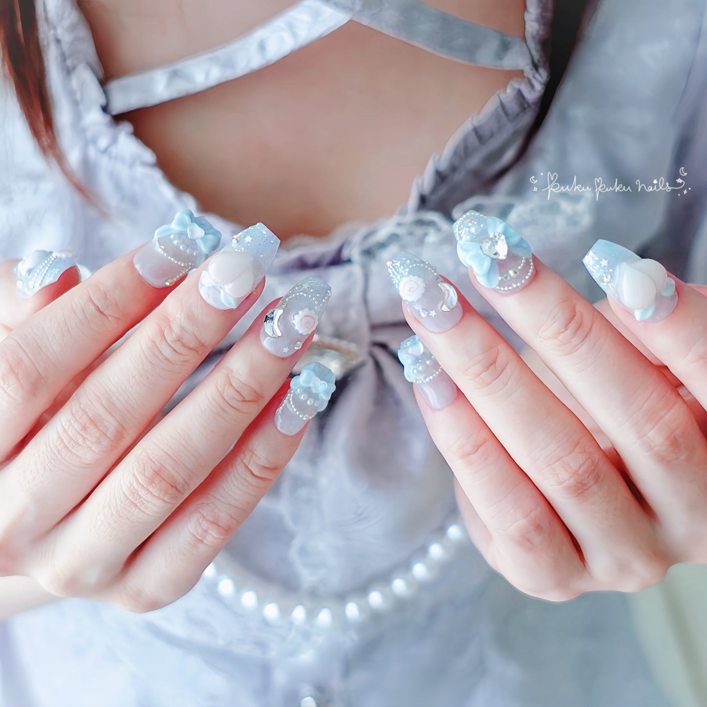 Kawaii Dim Sum Nails